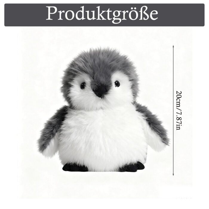 JcvPot Pinguin Kuscheltier, Weiches Stofftier Für Kinder Und Babys, Kuscheltier Pinguin Plüschtier, Plüschtier - Image 7