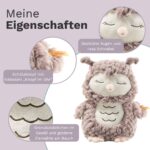 Steiff Kuscheltier Ollie Eule, Süßes Stofftier, Jungen, Mädchen & Babys ab 0 Monaten, Friends, Plüschtier  Beige - Image 5