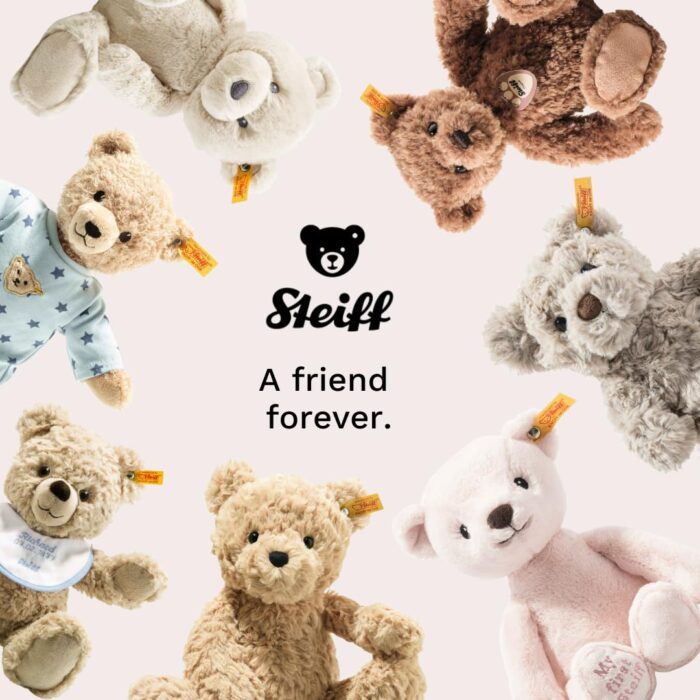 Steiff Kuscheltier Esel, Süßes Stofftier mit Kunststoffaugen, Kinder, Jungen & Mädchen, Friends, Plüschtier 20 cm – Bild 3