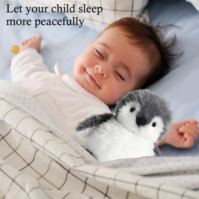 JcvPot Pinguin Kuscheltier, Weiches Stofftier Für Kinder Und Babys, Kuscheltier Pinguin Plüschtier, Plüschtier - Image 5