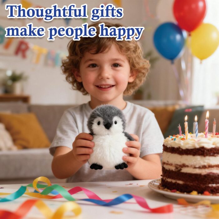 JcvPot Pinguin Kuscheltier, Weiches Stofftier Für Kinder Und Babys, Kuscheltier Pinguin Plüschtier, Plüschtier - Image 4