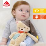 Fehn Kuscheltier Bär Bruno – Weicher Teddybär für Neugeborene als Einschlafhilfe - Stofftier zum Greife - Image 6