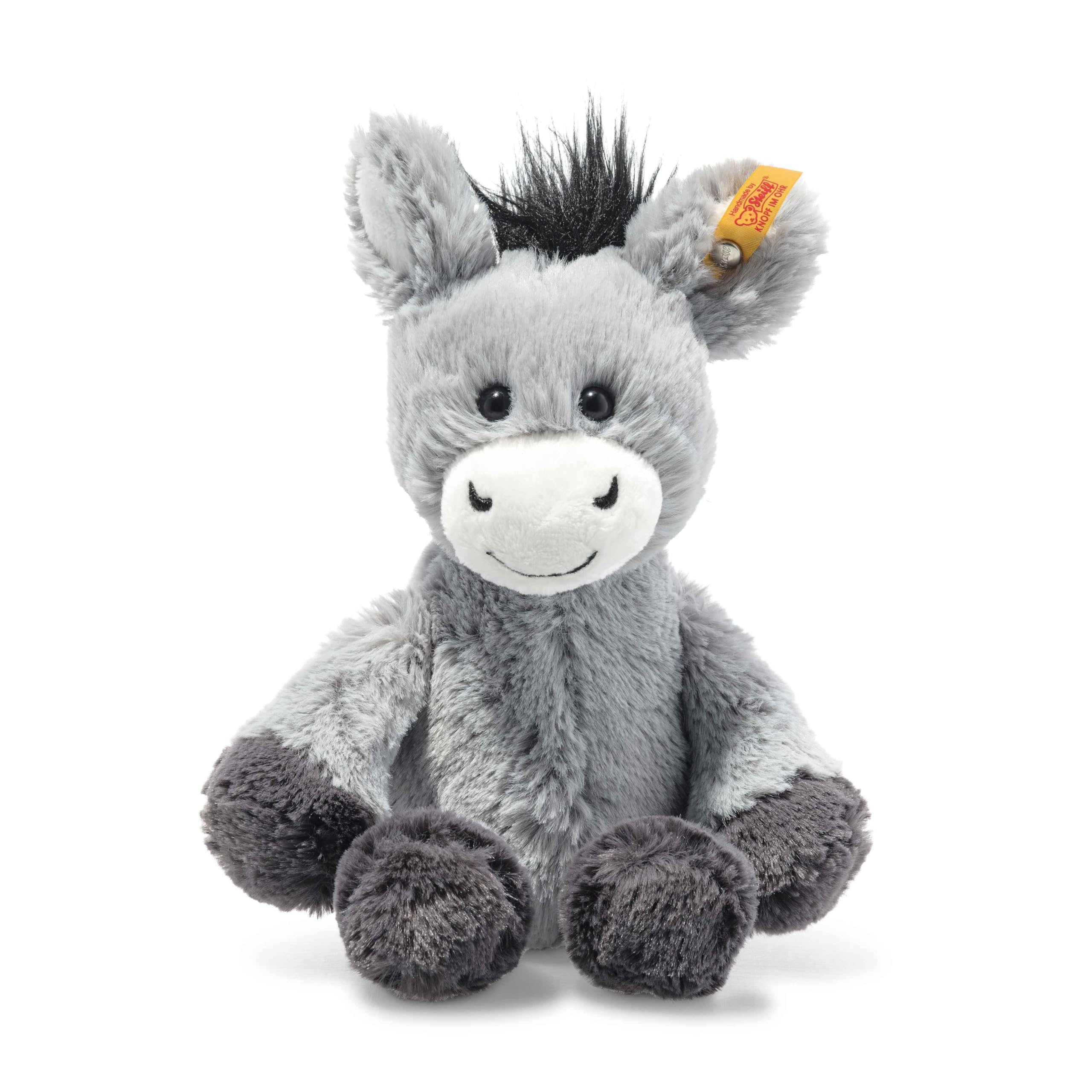 81hRleeSsUL Steiff Kuscheltier Esel, Süßes Stofftier mit Kunststoffaugen, Kinder, Jungen & Mädchen, Friends, Plüschtier 20 cm – Bild 1